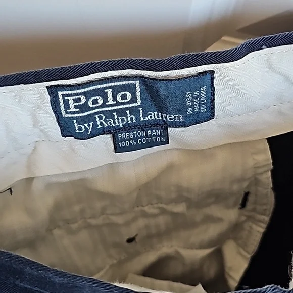 Polo Ralph Lauren Blue Dress Pants in Men's Size 32x30 - Picture 6 of 8